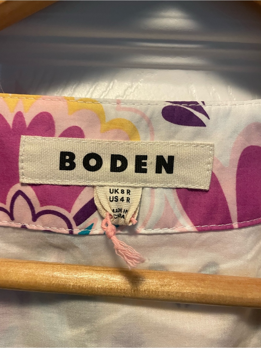 Boden Mya cotton short dress size 4 - Picture 4 of 5